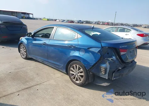 2015 Hyundai Elantra Se from USA, damaged, VIN KMHDH4AE6FU451765